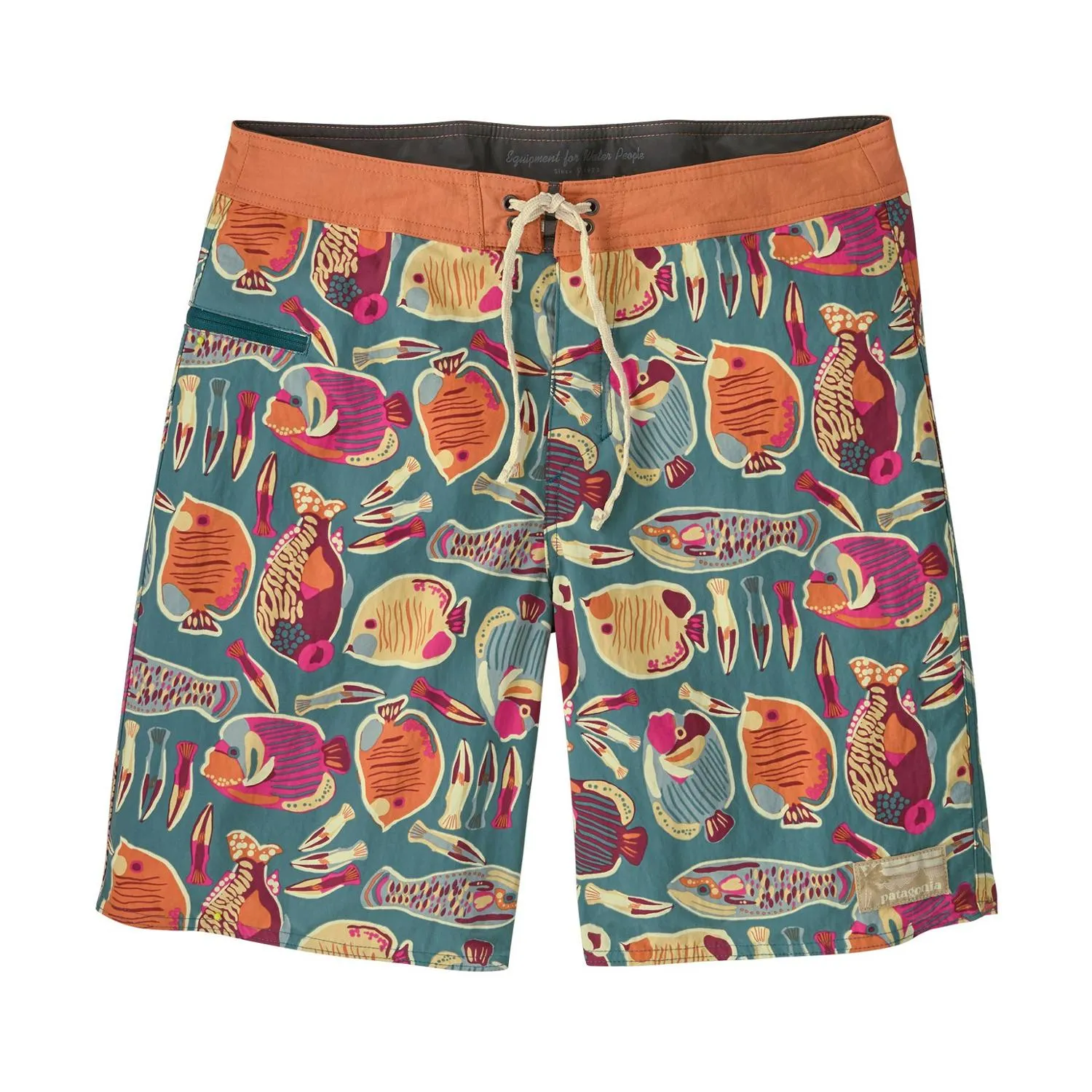 

Шорты для серфинга мужские 19 дюймов Patagonia, Wrasse/Wetland Blue