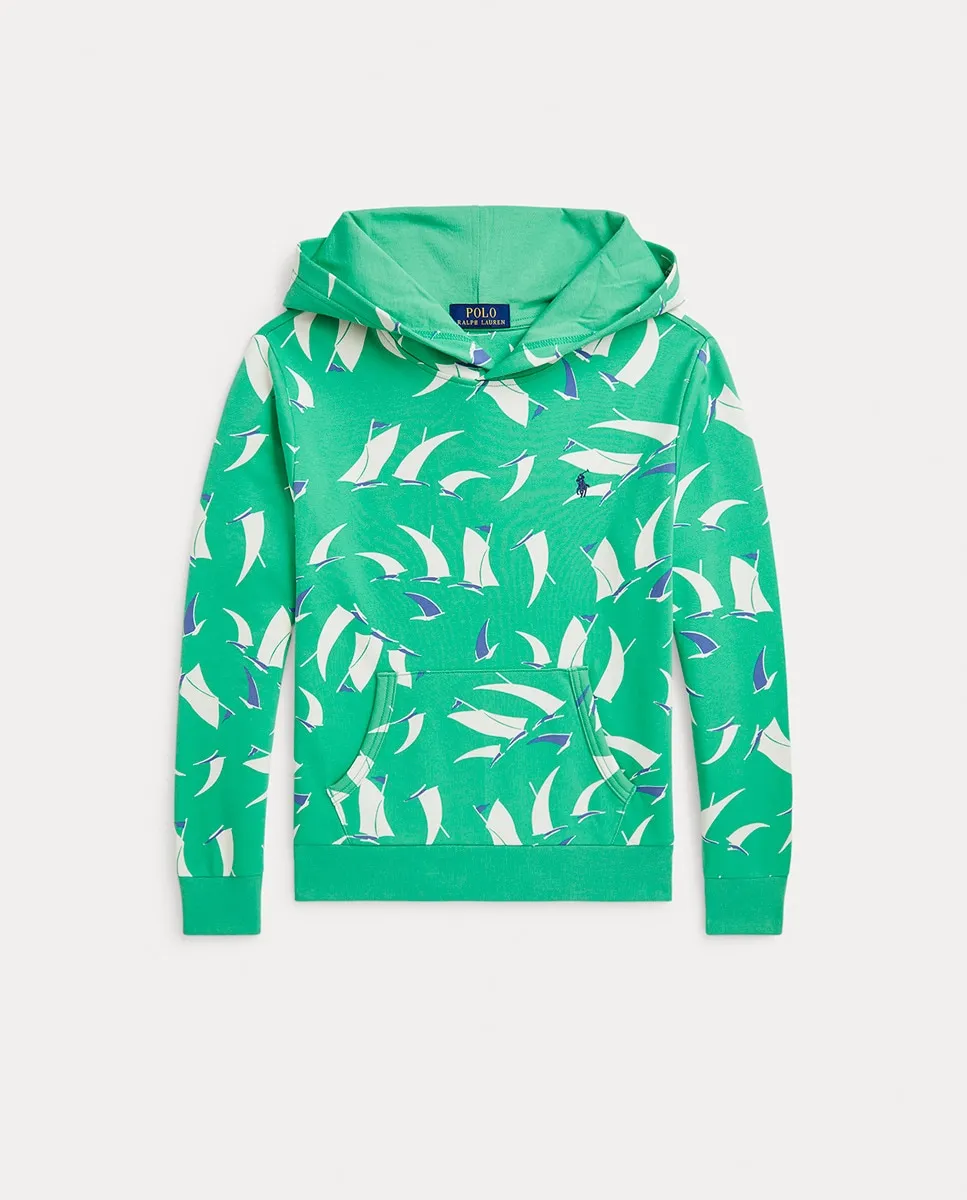 

Унисекс-худи с круглым вырезом и принтом Polo Ralph Lauren, зеленый