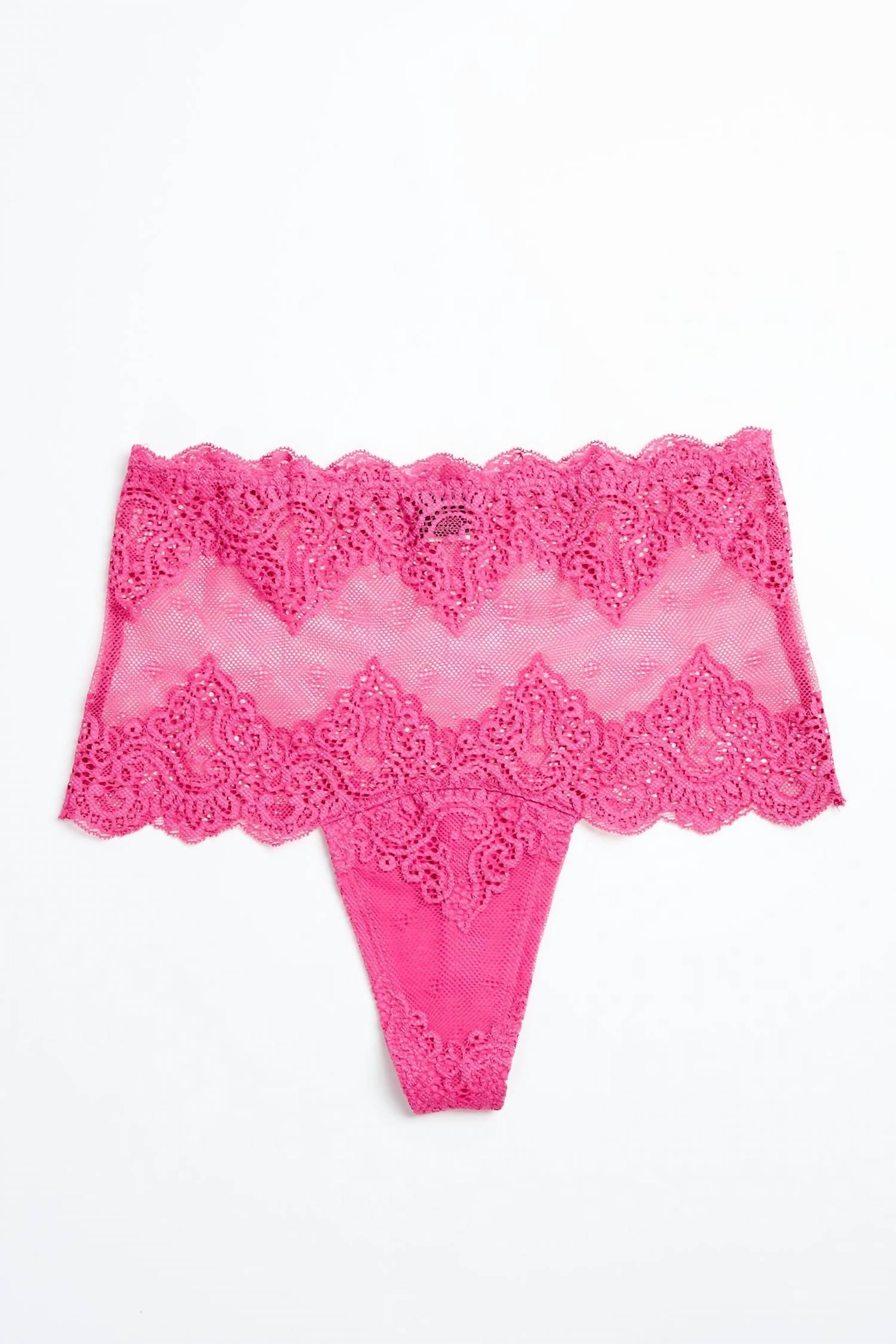

Стринги So Fine Lace High Cut в цвете Pink Orchid ONLY HEARTS