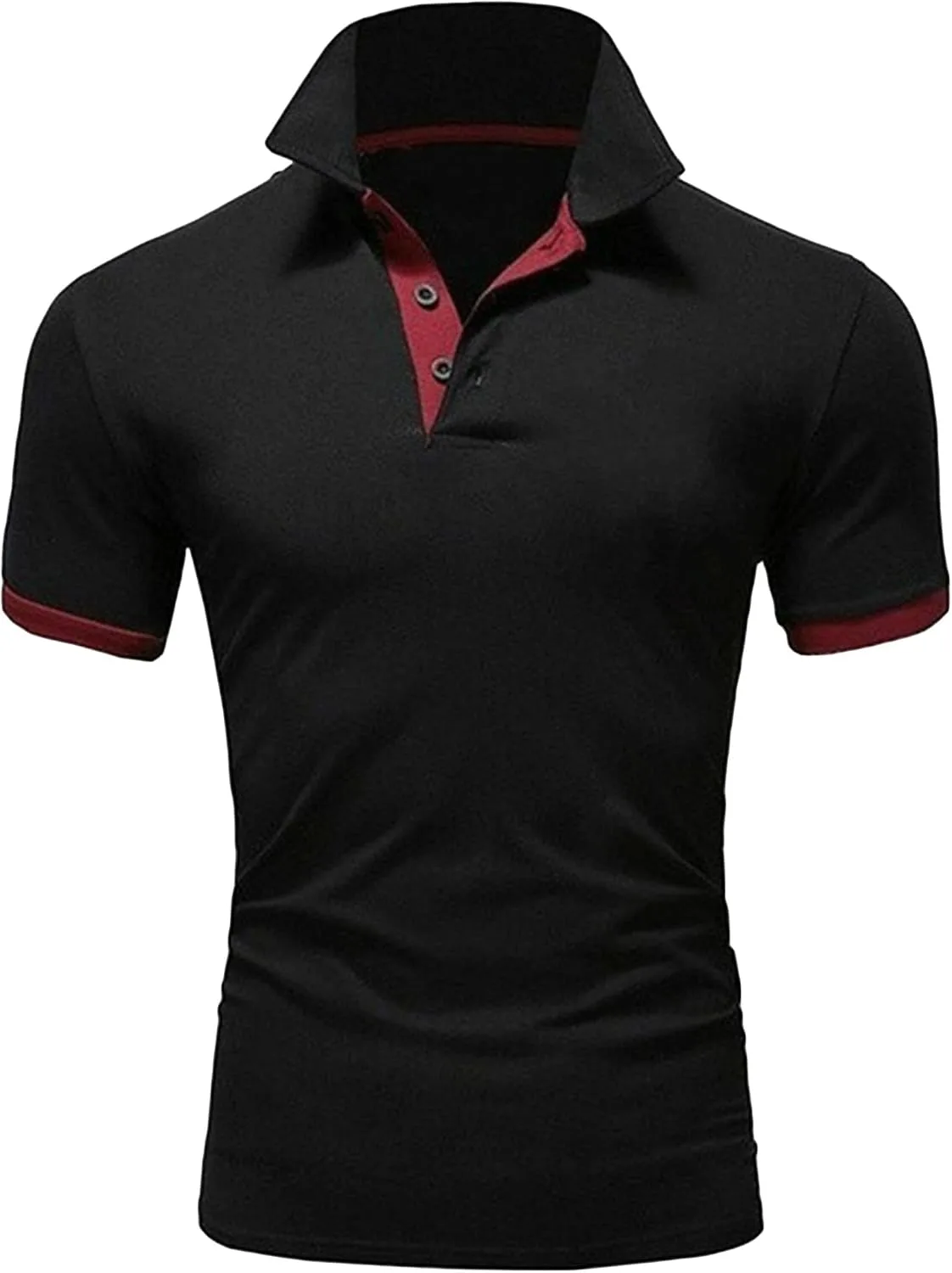 

Мужская поло с коротким рукавом Slim летняя легкая JEsilunmaMY