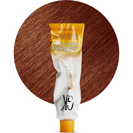 

GK HAIR Global Keratin Профессиональная крем-краска для волос в тюбике 3,4 жидких унций/100 мл Питательные и очищающие краски для укладки Высокоэффективный стойкий полуперманентный натуральный тонер Медная краска 7,44 Интенсивный блондин