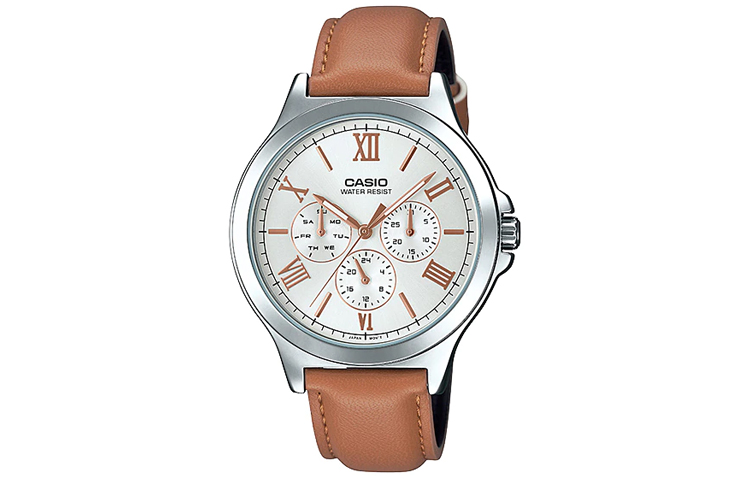 

Мужские классические серебряные часы MTP-V300L-7A2 CASIO