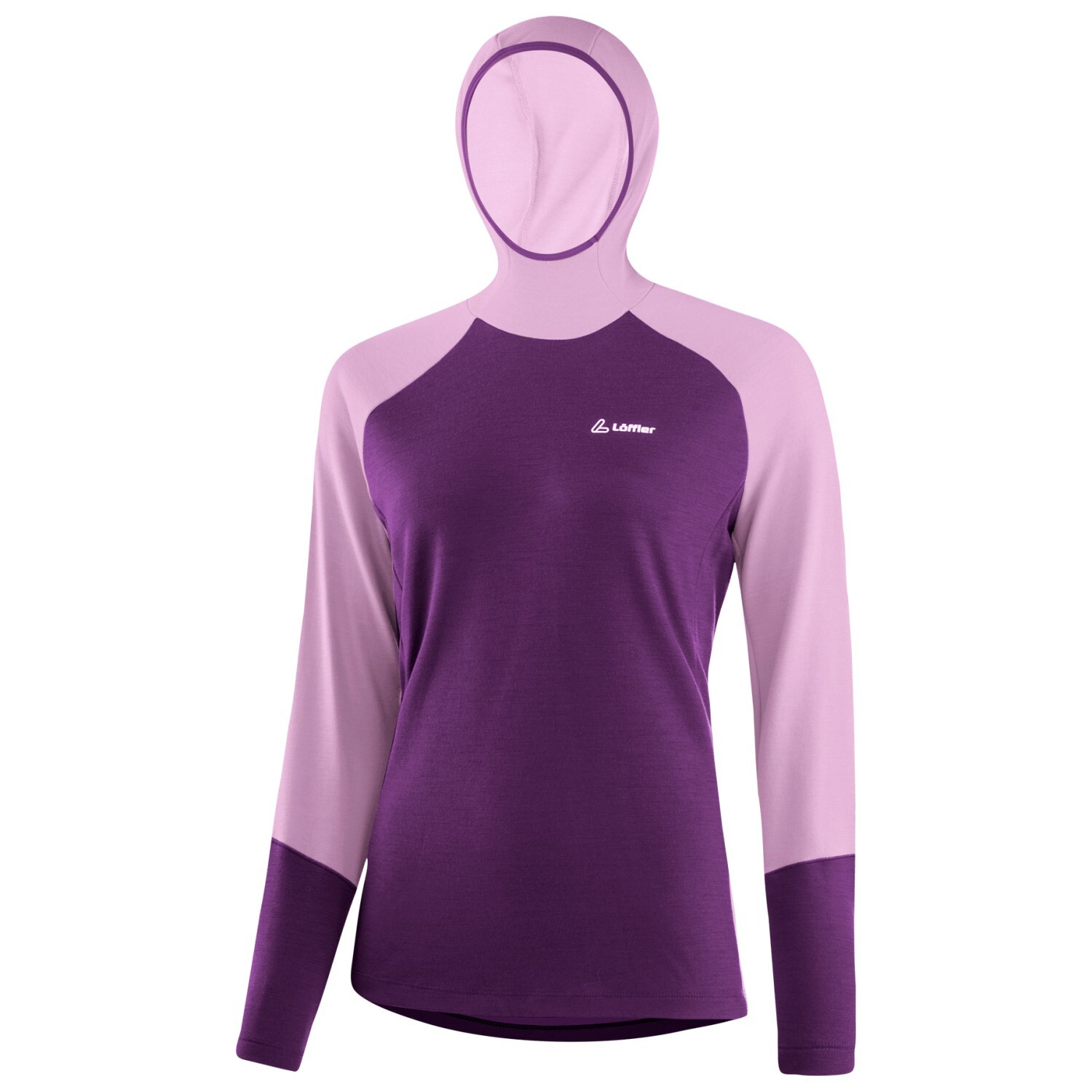 

Рубашка из мериноса Löffler Hoody Transtex Merino, цвет Viola