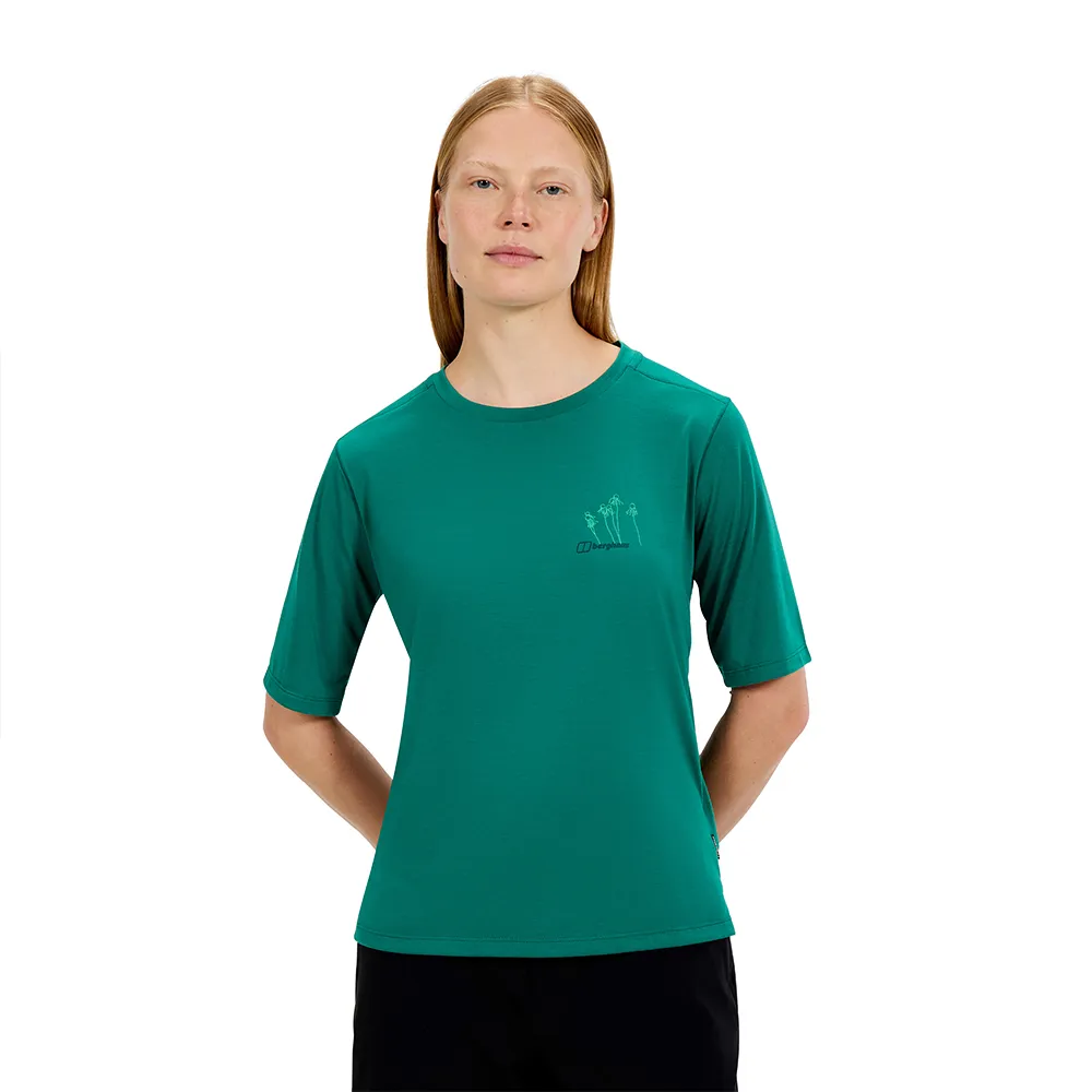

Футболка с коротким рукавом Berghaus Coneflower, зеленый