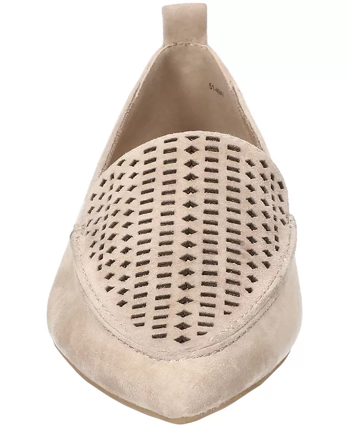 Женские балетки Alessi Perf с острым носком Bella Vita, коричневый/бежевый — фото 3