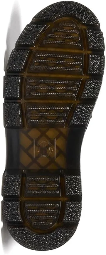 Мужские ботинки Dr. Martens Combs из кожи цвета «бронированная сталь», модель «седаль», на платформе, черный — фото 2