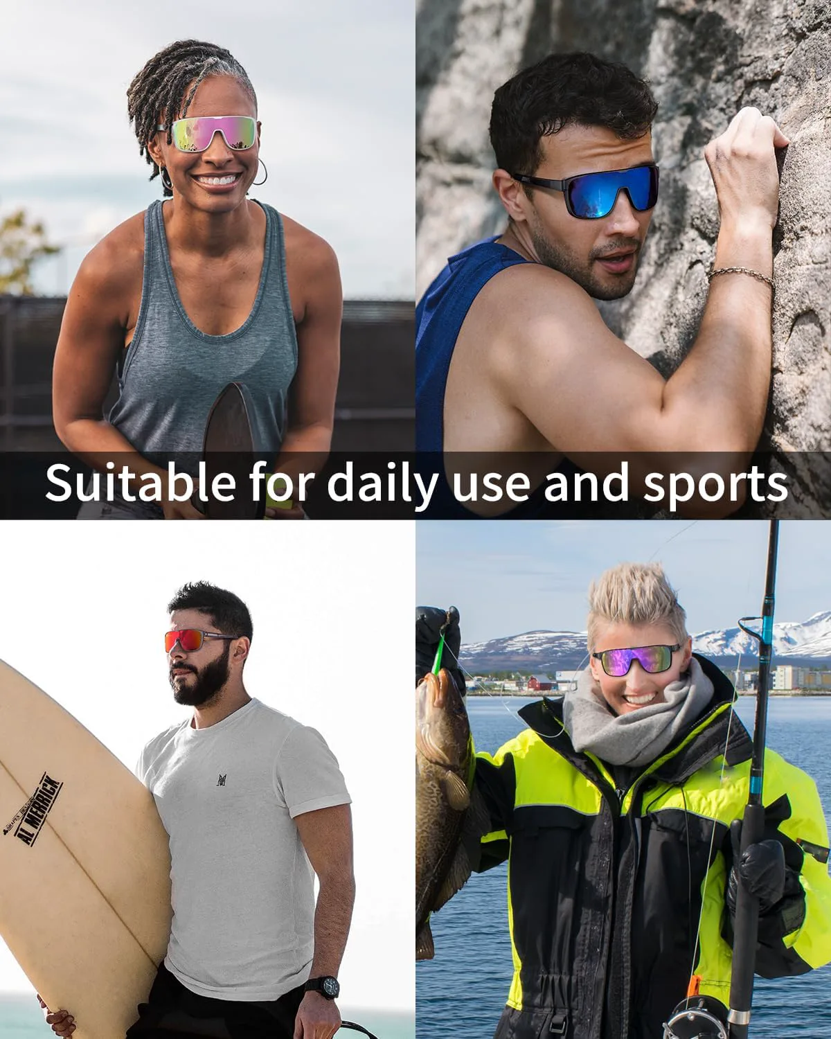 

Поляризованные спортивные солнцезащитные очки Rosemal для велоспорта, бега, бейсбола, для мужчин, женщин и молодежи, защита от ультрафиолета UV400, Green