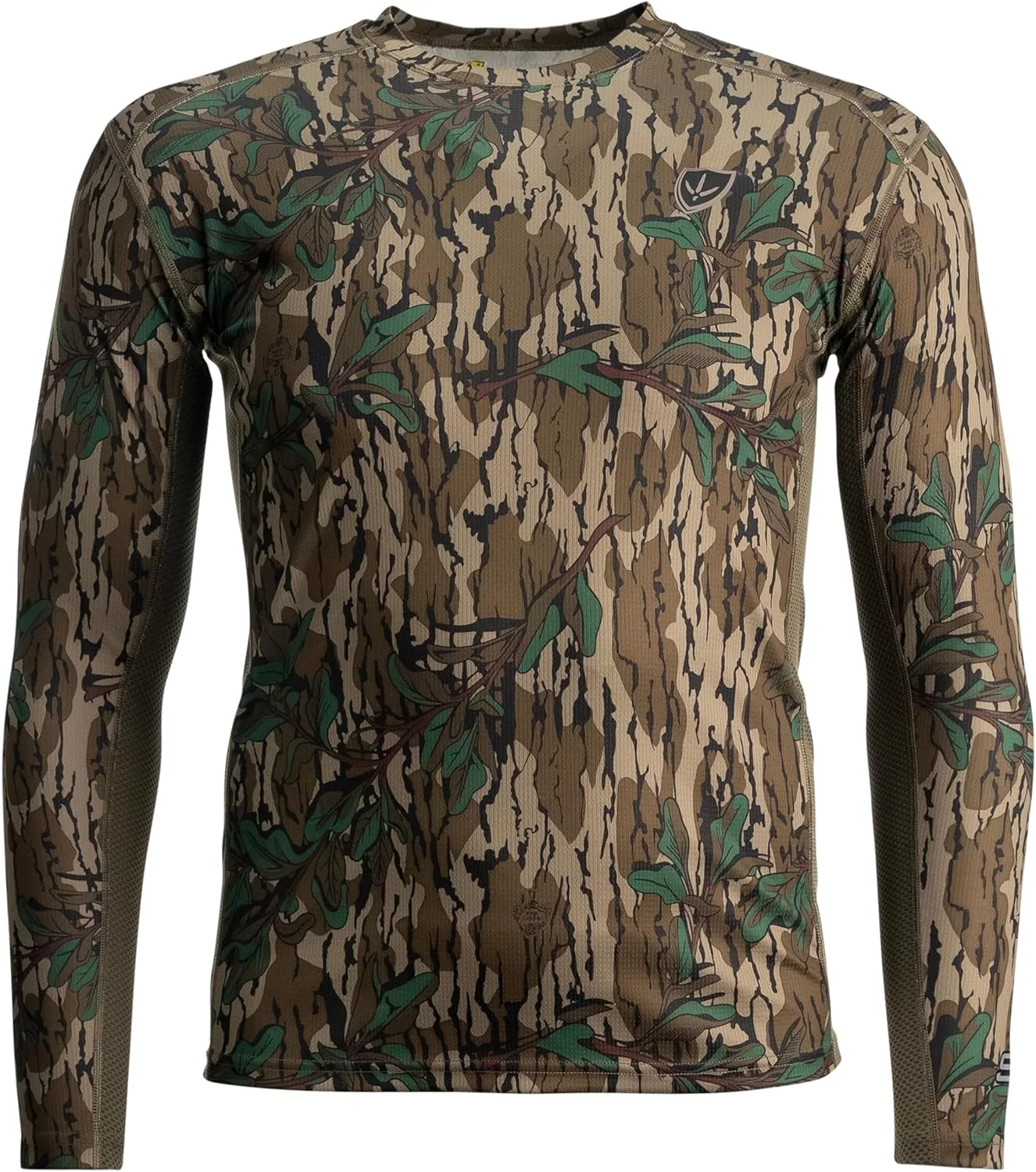 

BLOCKER OUTDOORS Finisher Turkey Hunting Long Sleeve Performance Tee – легкая влагоотводящая камуфляжная футболка