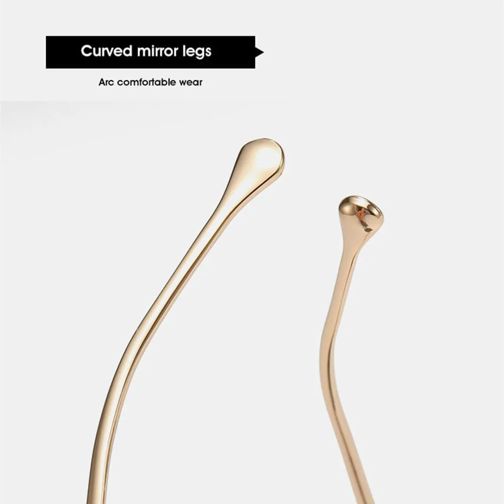 

Модные солнцезащитные очки «кошачий глаз» для женщин и мужчин, роскошные линзы, металлическая оправа, универсальные очки с защитой от УФ-излучения UV400 TYUVIVO, C4