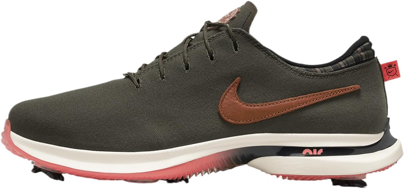 

Мужские кроссовки для гольфа Nike Air Zoom Victory Tour 3, Cargo Khaki/Black/Hot Punch/Light British Tan