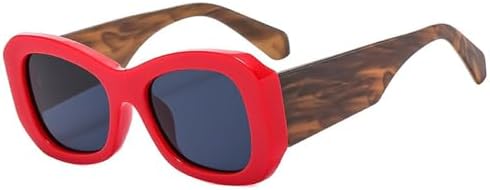 

Солнцезащитные очки для женщин и мужчин, цветные, с широкими дужками, дорожные, для мужчин и женщин, с защитой от УФ-излучения UV400, красные, один размер MTZJH, One Color