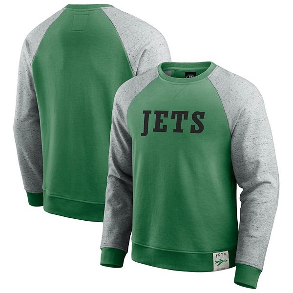 

Мужской свитшот new york jets с ретро-принтом в цветах kelly green/heather gray Darius Rucker Collection By Fanatics, Зеленый, Мужской свитшот new york jets с ретро-принтом в цветах kelly green/heather gray Darius Rucker Collection By Fanatics