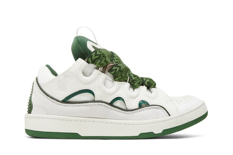 

Кроссовки Lanvin Curb Sneakers 'White Khaki', белый