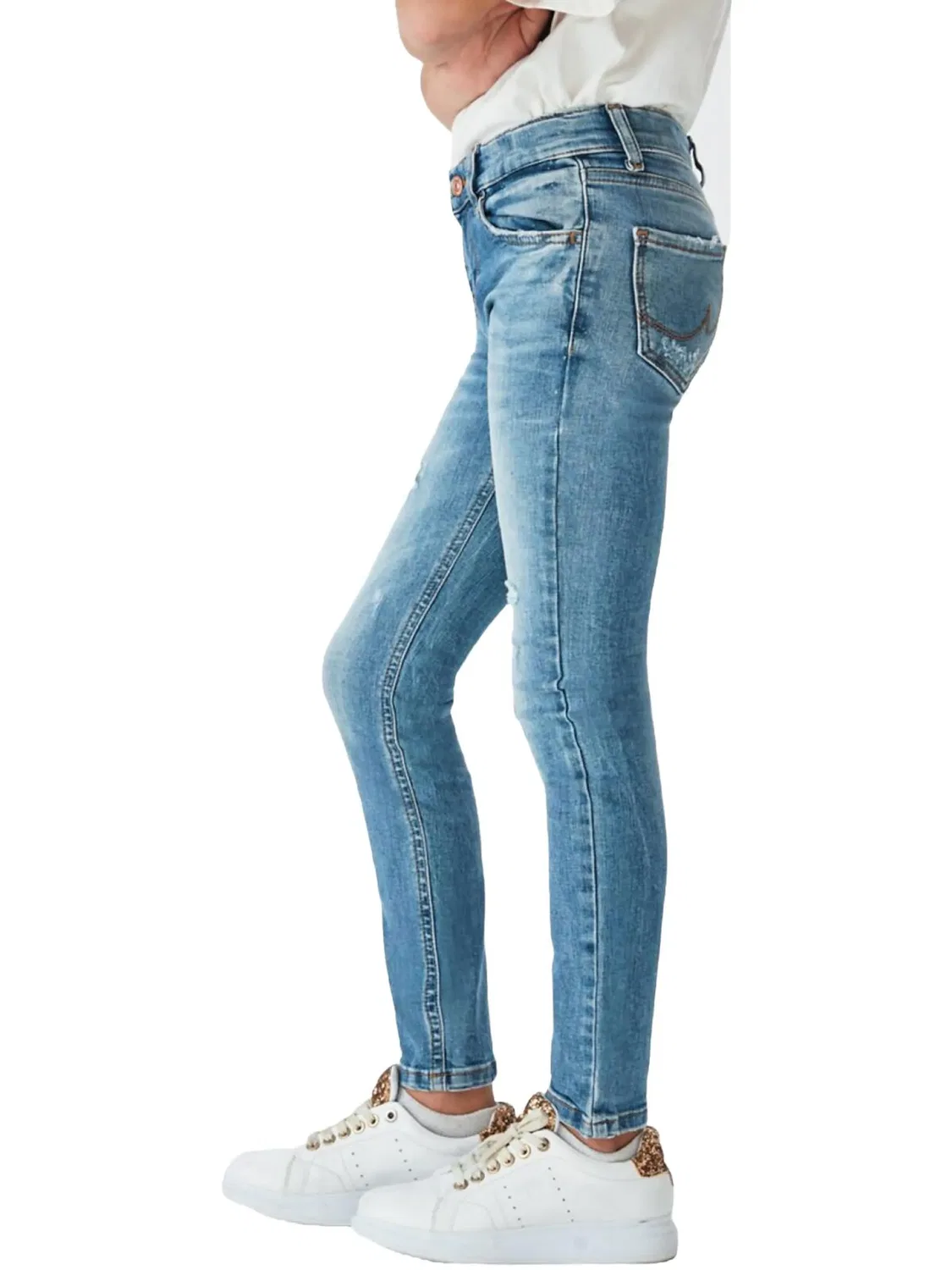 Джинсы LTB Jeans синего цвета — фото 4