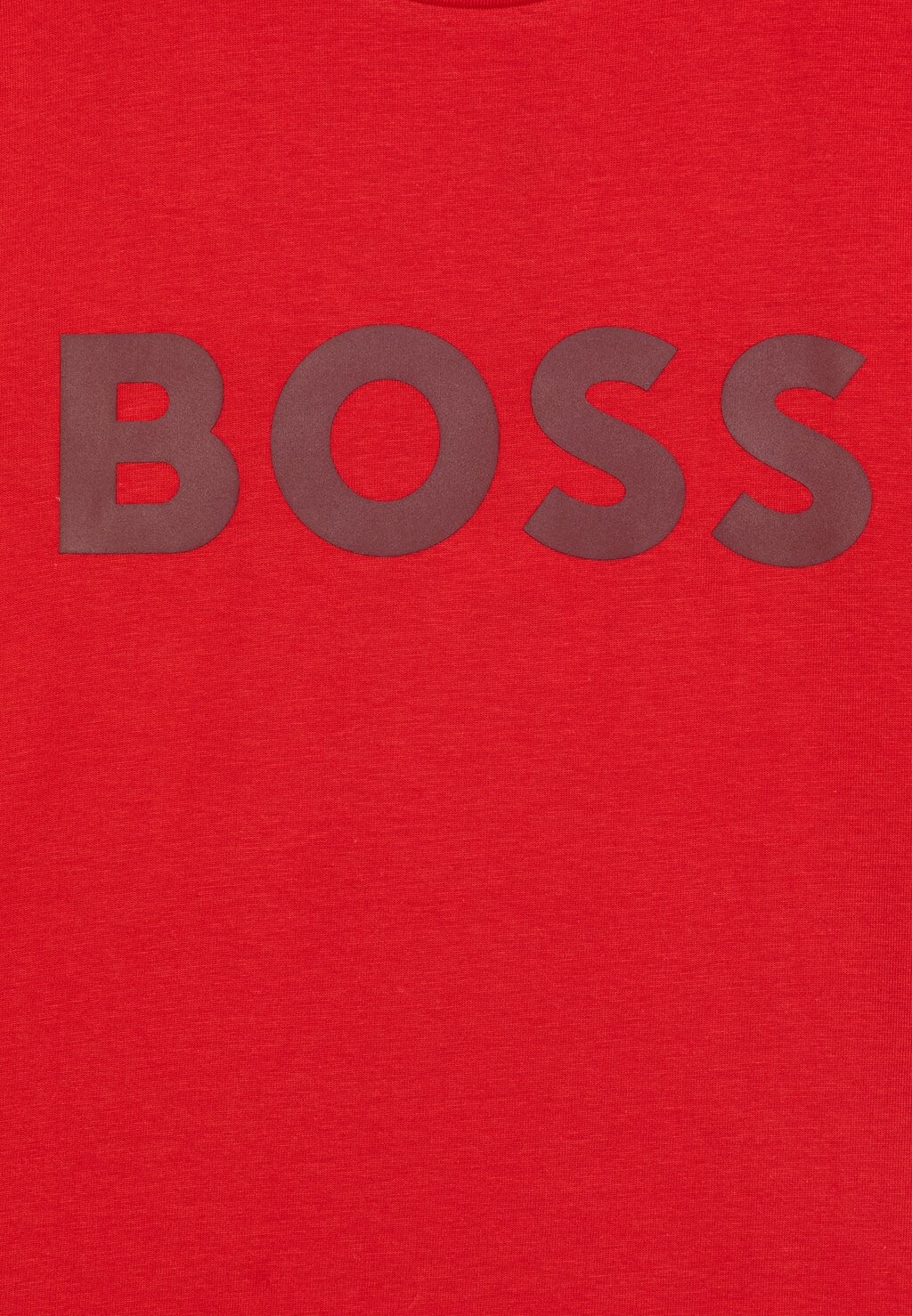 

Футболка SHORT SLEEVES BOSS Kidswear, красный