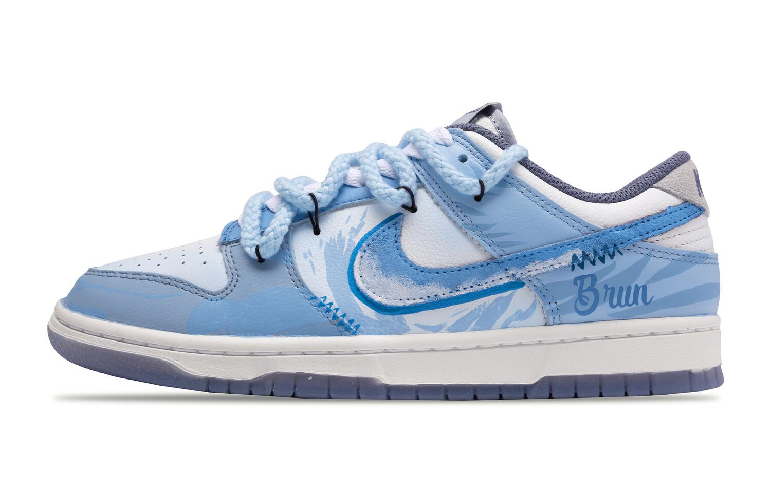 

Кроссовки для скейтбординга Dunk мужские низкие синий Nike