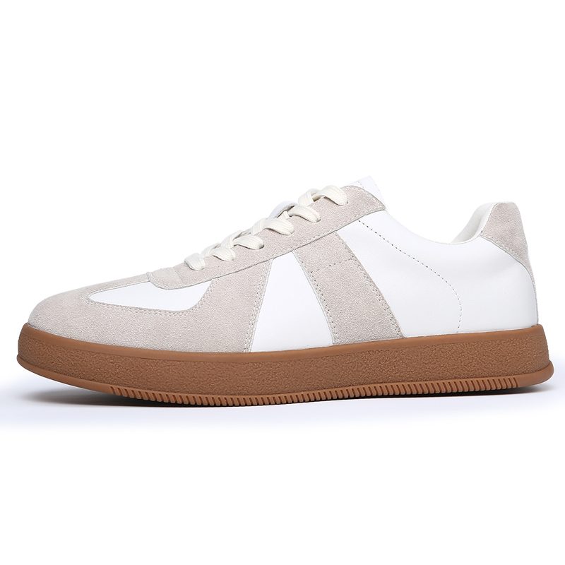 

XIAOTOULANG Легкие и дышащие мужские скейтерские кеды лоу-топ белые, цвет White