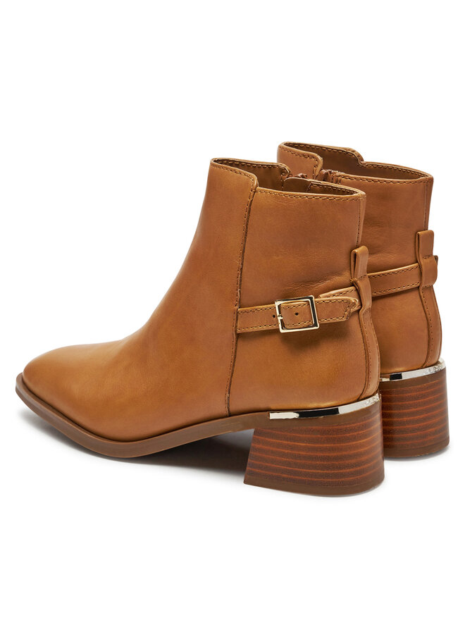 Ботильоны на блочном каблуке Aldo, коричневый — фото 3