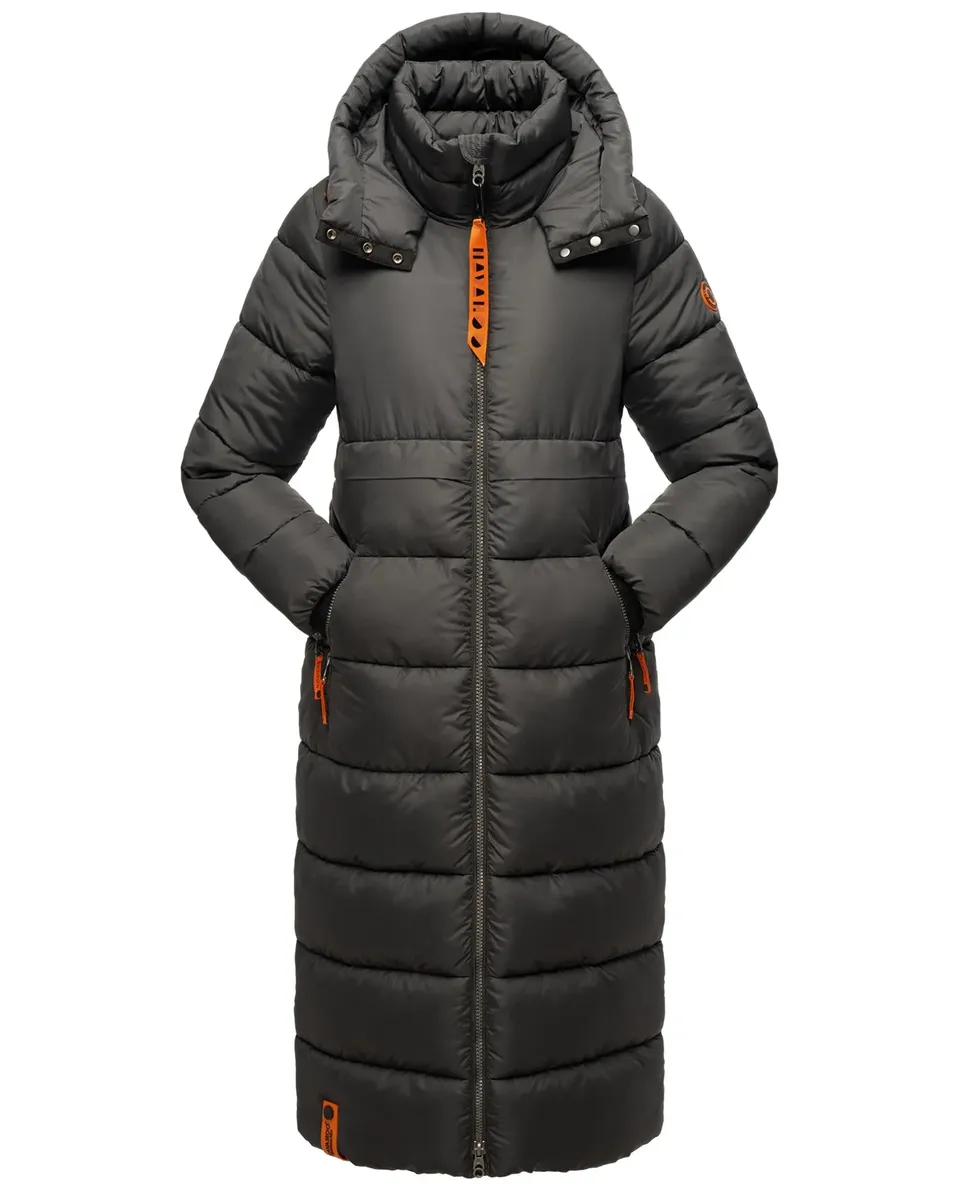 

Стеганое пальто Navahoo "Хрустальный цветок", модное, стеганое женское зимнее пальто, антрацит