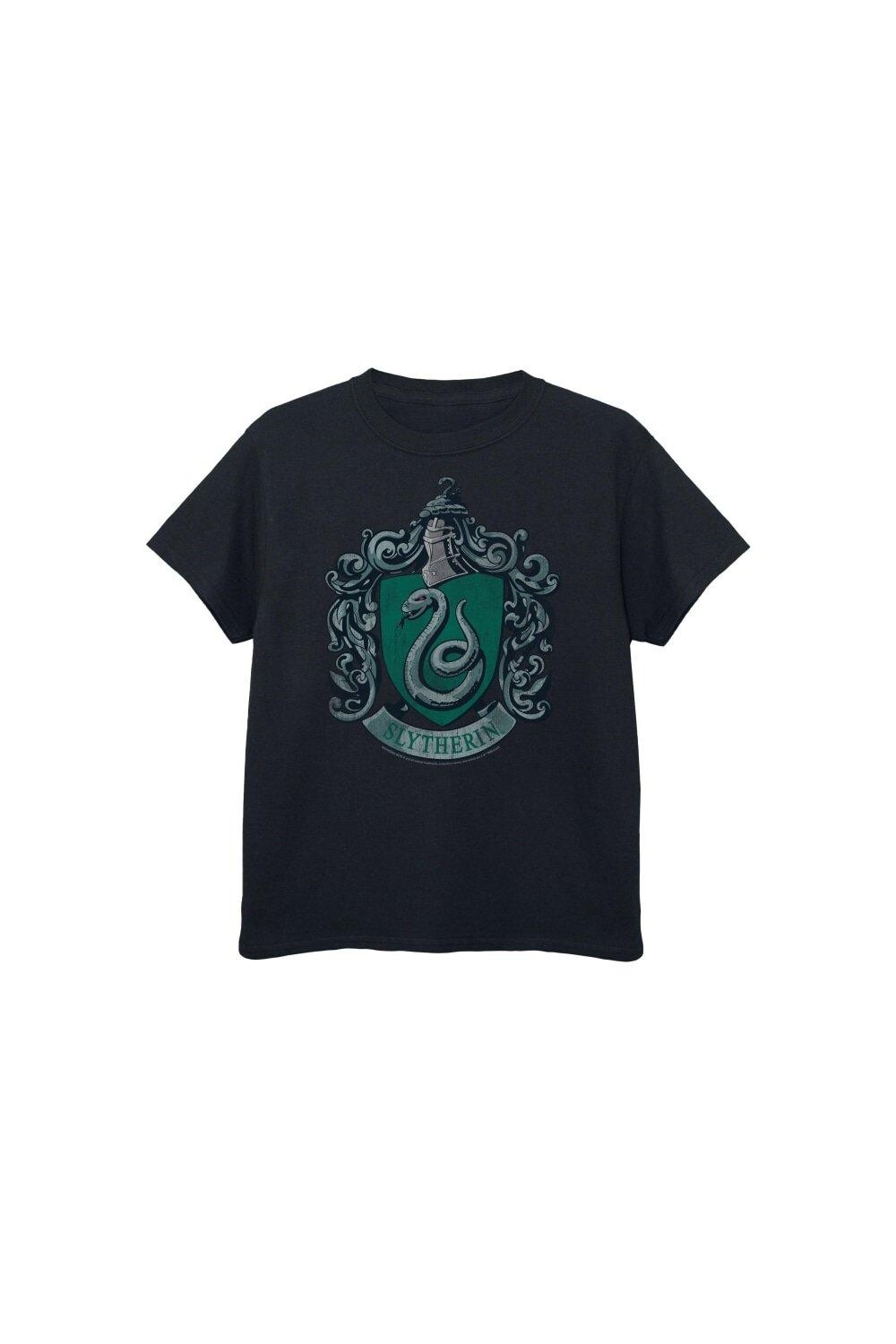 

Хлопковая футболка Слизерина Harry Potter, черный