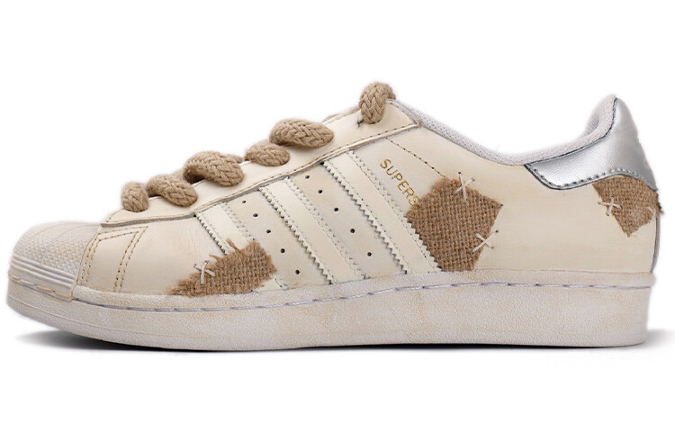

Кроссовки Adidas Originals Superstar Series Skateboard Shoes Unisex Low-Top Ecru