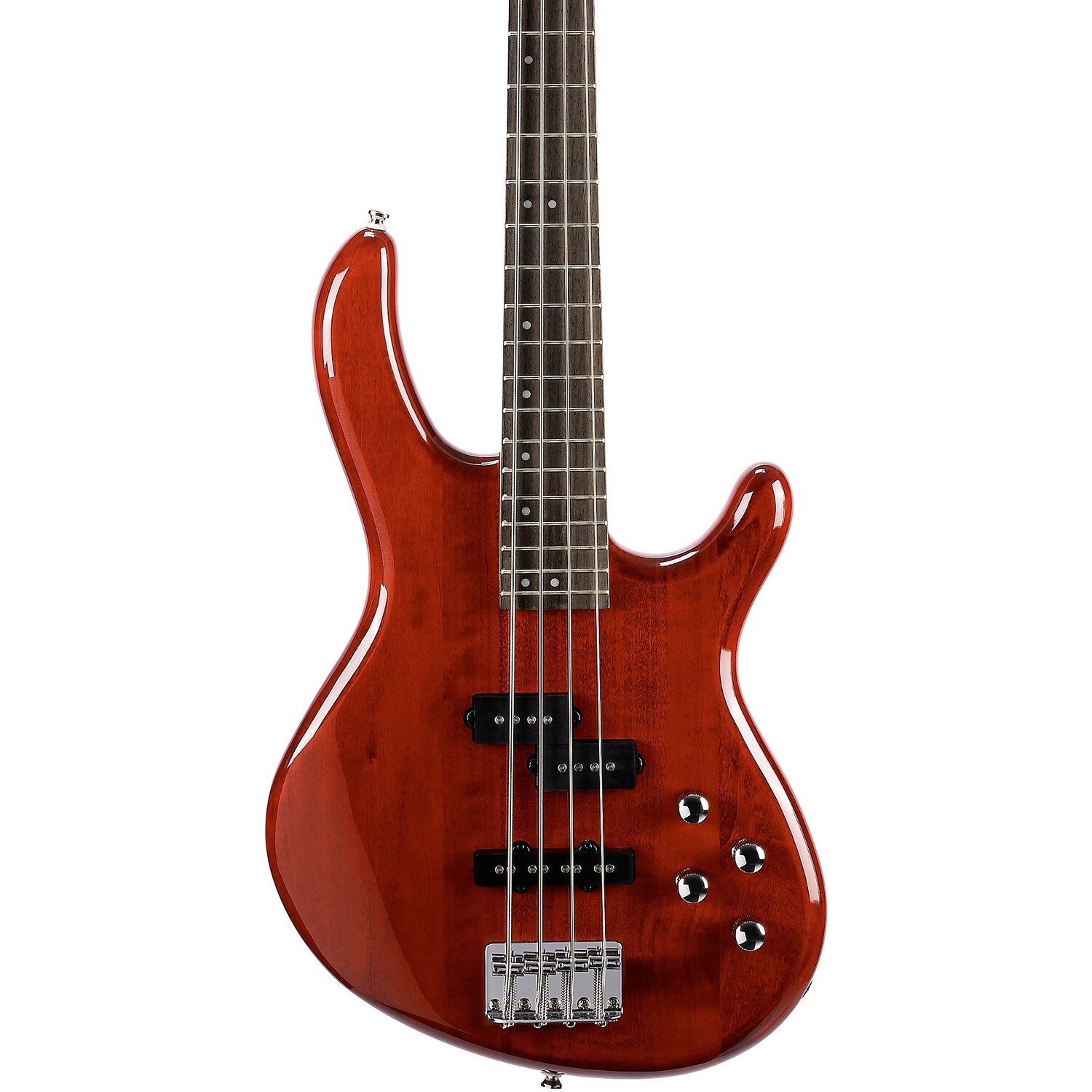 

Электрогитара Cort Action Bass Plus, прозрачная красная