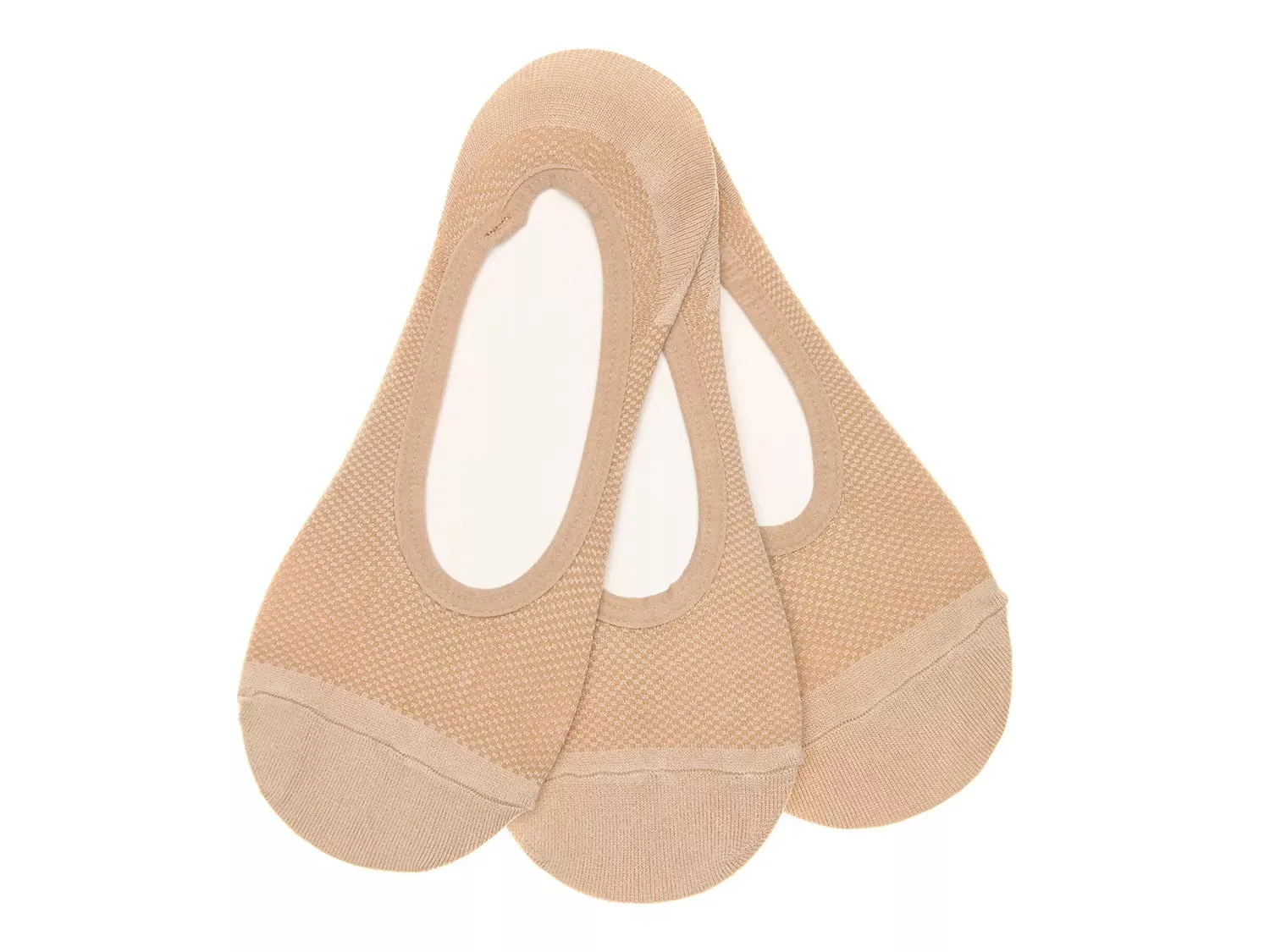 

Женские прокладки Hue Cushioned Mesh No Show - 3 шт. в упаковке, бежевые