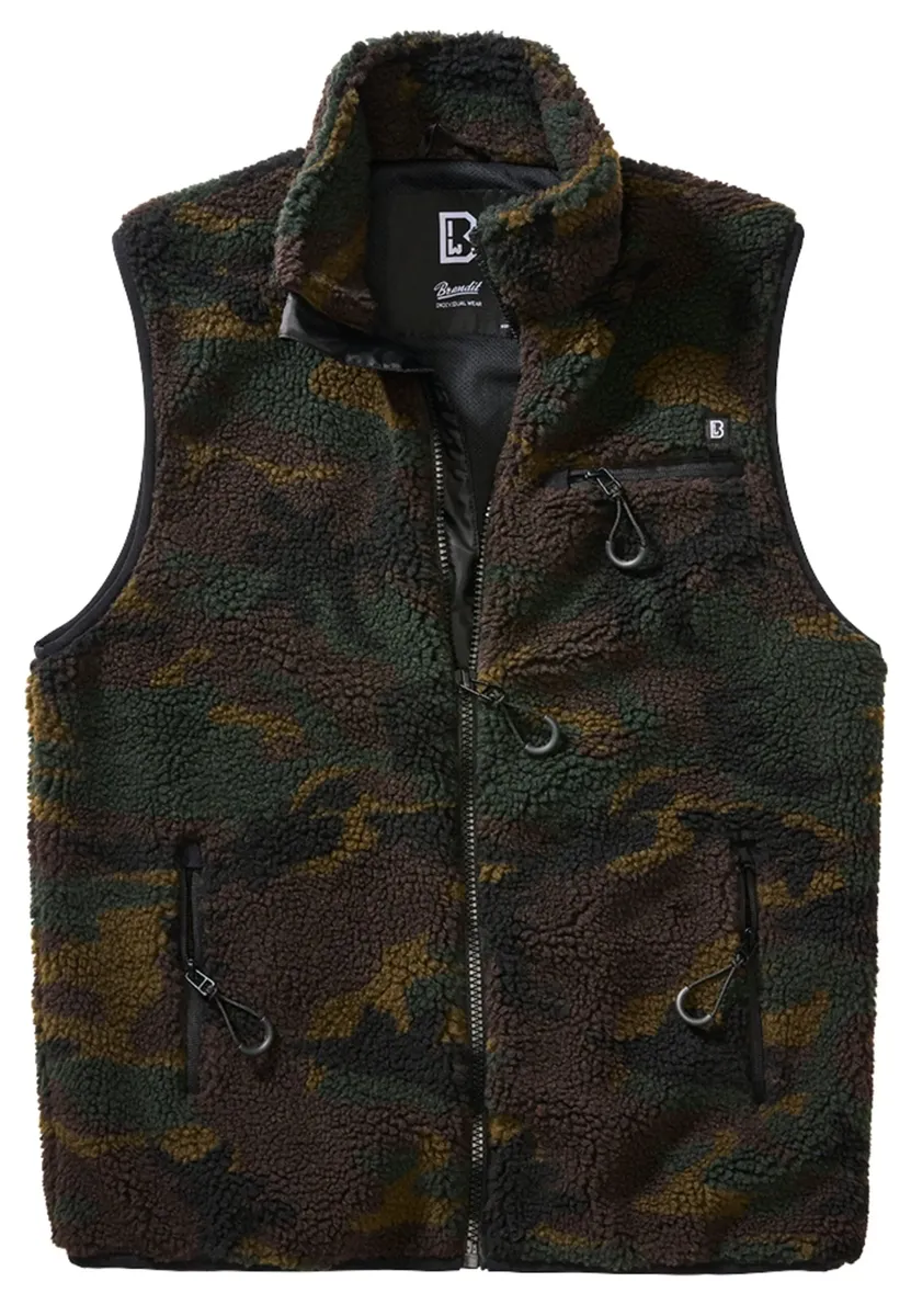 

Стеганый жилет Brandit " Brandit Men's Teddy Fleece Vest Men" (1 шт.), цвет Woodland