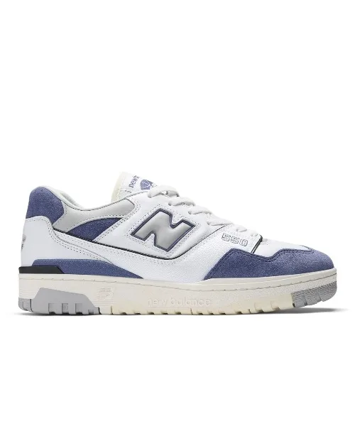 Кроссовки из натуральной кожи New Balance 550 Kinetics белые — фото 2