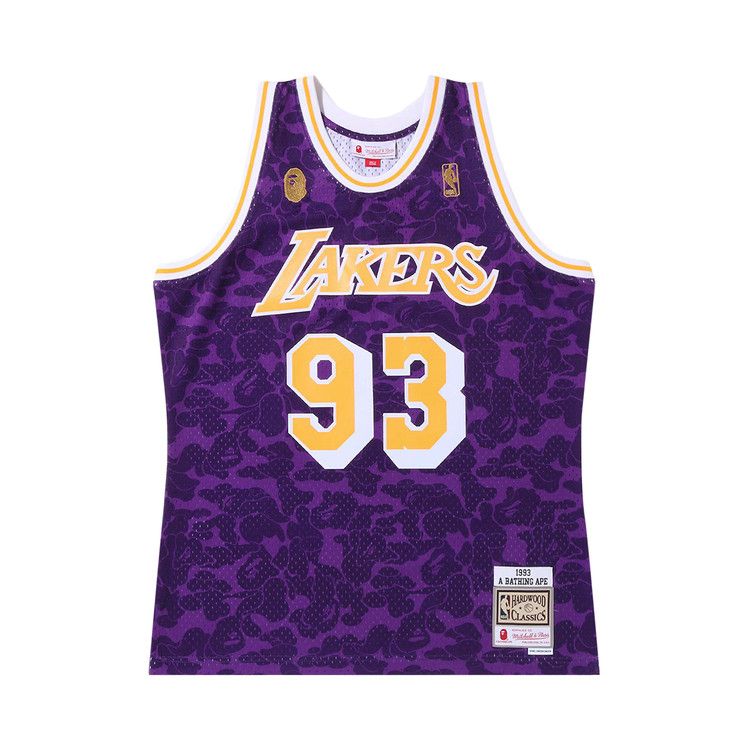 

Джерси BAPE x Mitchell & Ness Los Angeles Lakers Jersey, Purple