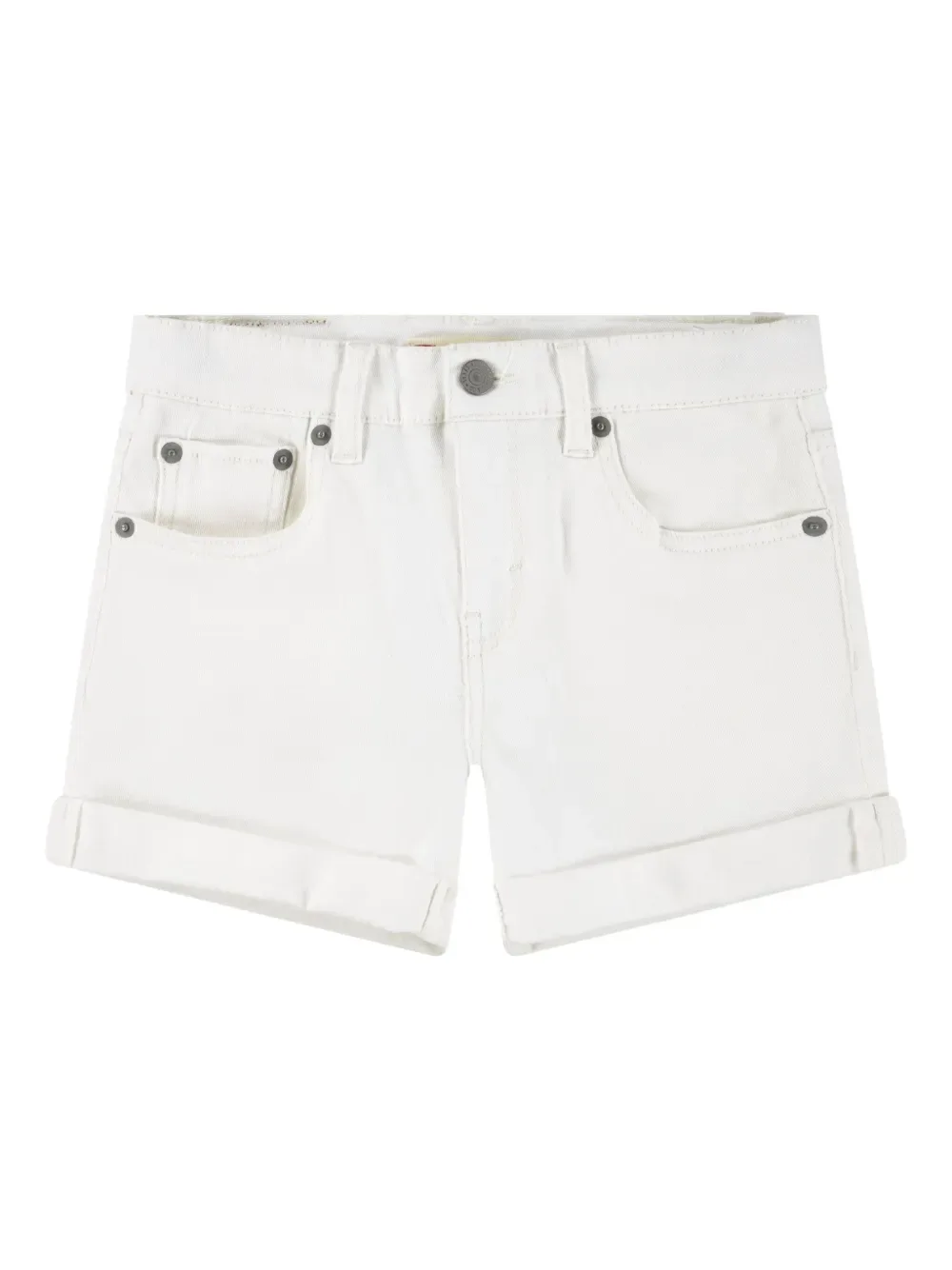 Джинсовые шорты Levi's Kids, белый