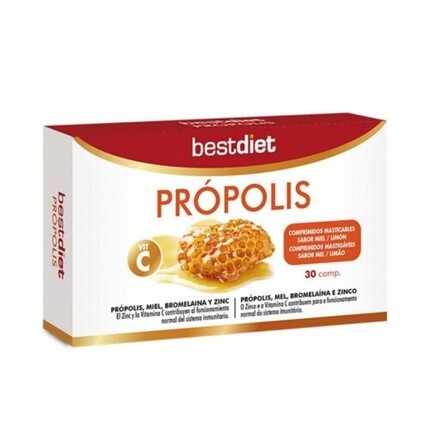 

Прополис Мед Лимон Желтый Таблетки 30 таблеток, Best Diet