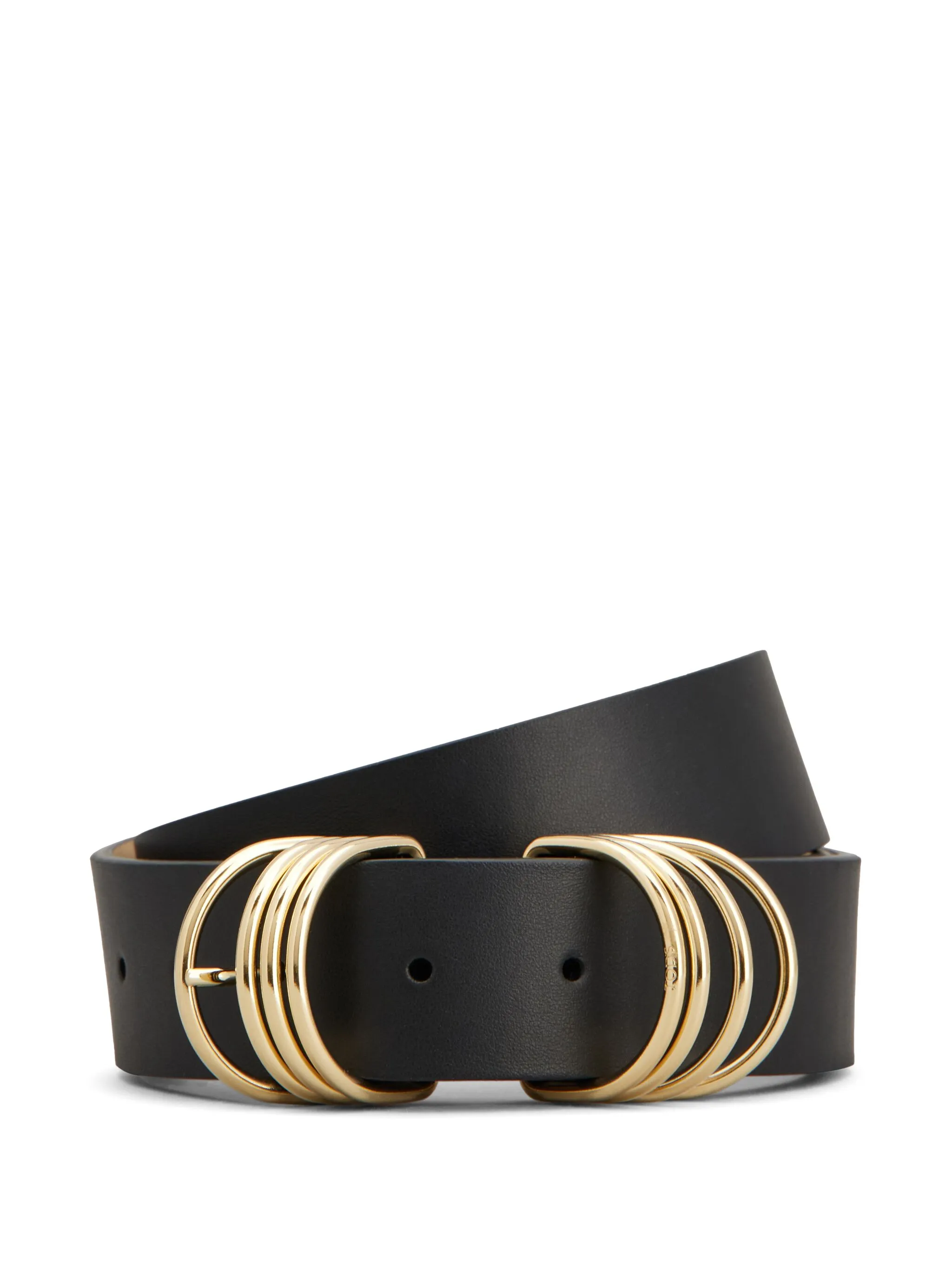 

Ремень с пряжкой-кольцом Tod'S, черный