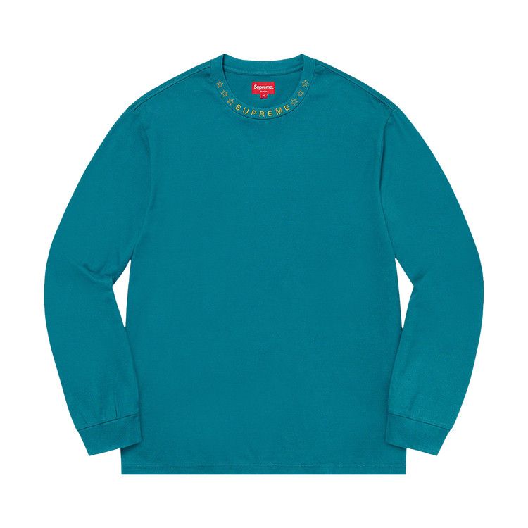 

Топ Supreme Stars Collar Long-Sleeve Top, Aqua