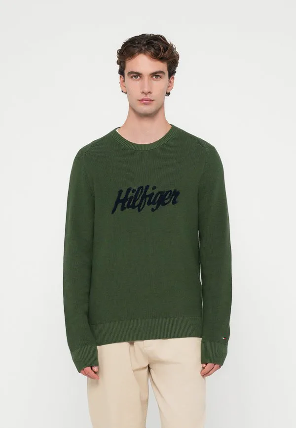 Сезонный джемпер с графическим принтом и вырезом-стойкой Tommy Hilfiger, Mountain Pine