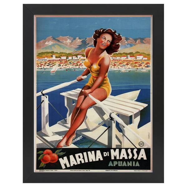 

Рамка для фотографий LegendArte Poster Marina di Massa, черный