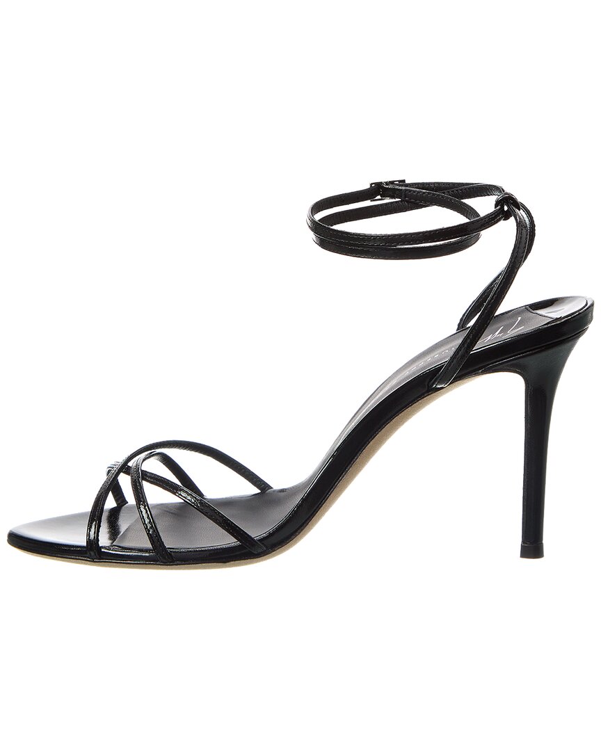 Giuseppe Zanotti Clandestino 90 Leather Sandal, черный — фото 2