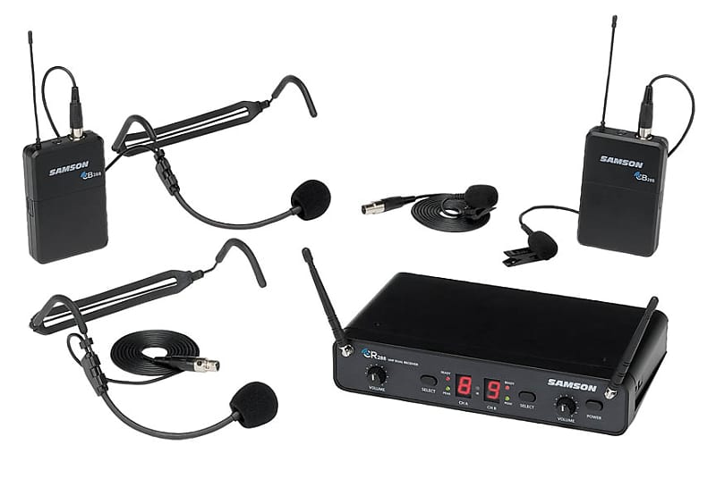 

Беспроводная система Samson Concert 288 Dual-Channel UHF Wireless Lavalier Mic Presentation System - I Band (518-566 MHz)