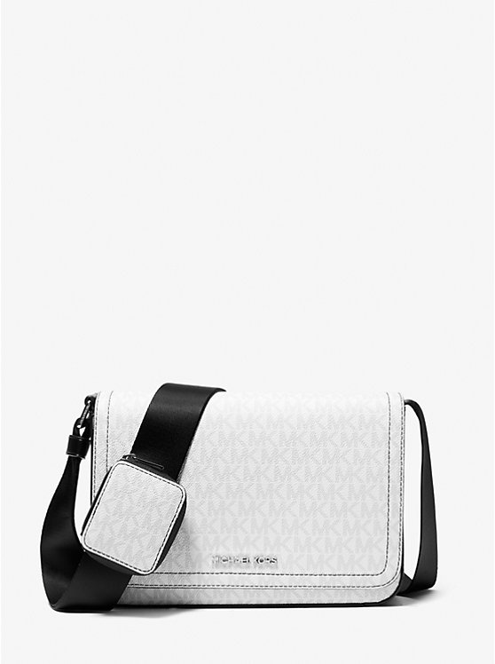 

Мини-Сумка через плечо с фирменным логотипом Cooper и чехлом Michael Kors, белый