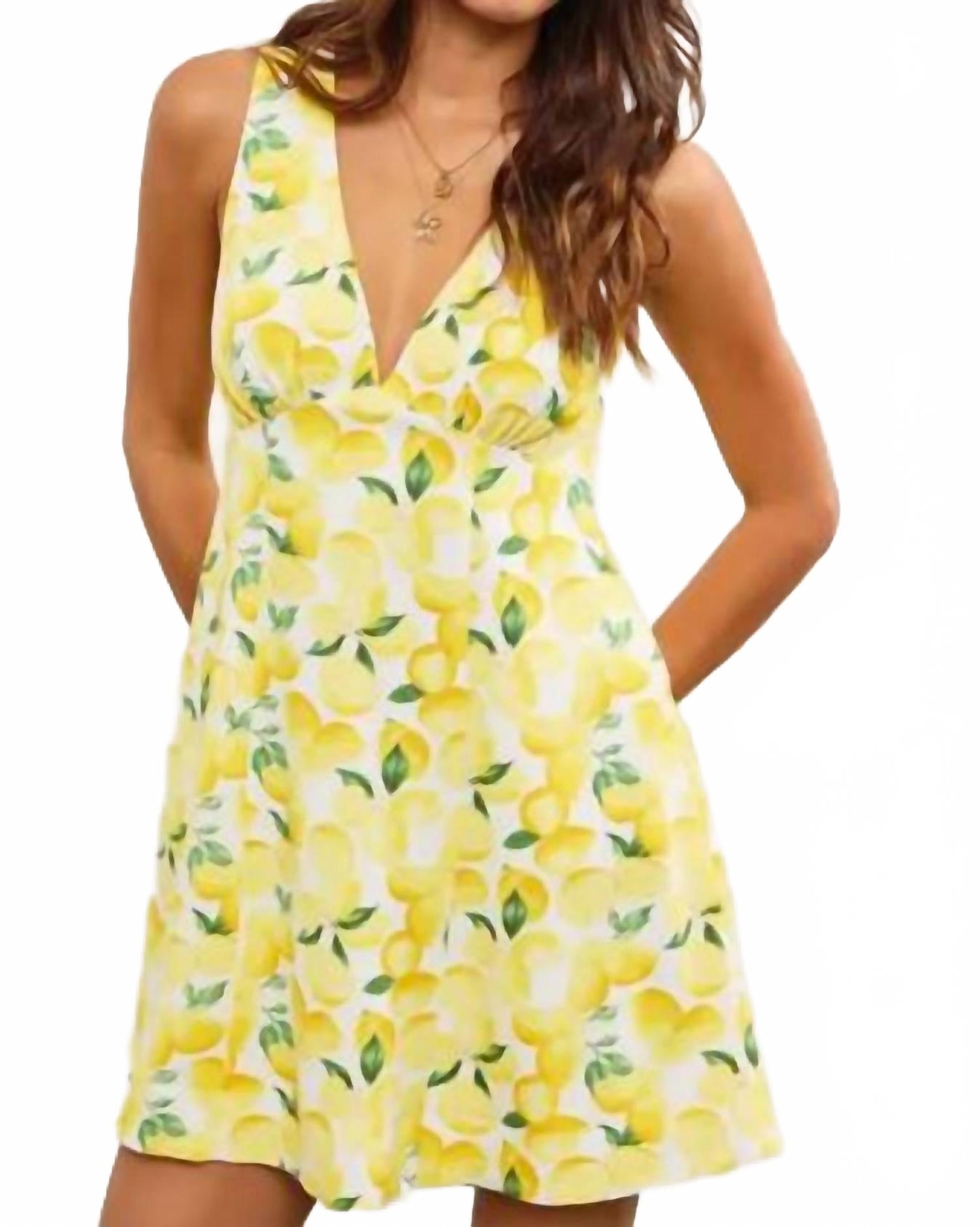 

Женское платье в лимонном цвете Mustard Seed, Lemon