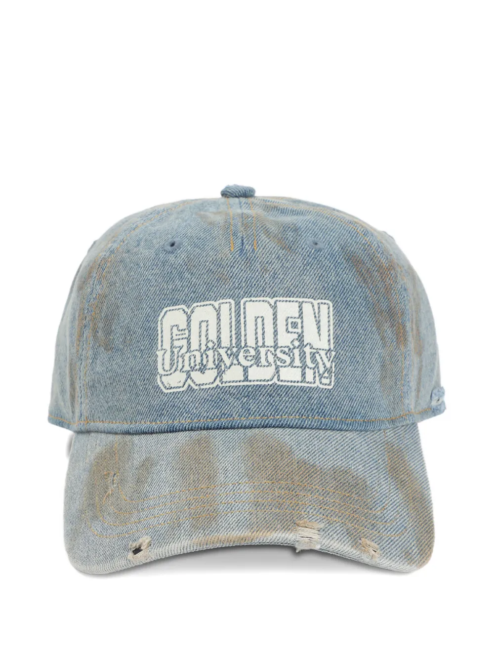 

Джинсовая кепка с эффектом потертости GOLDEN GOOSE, синий