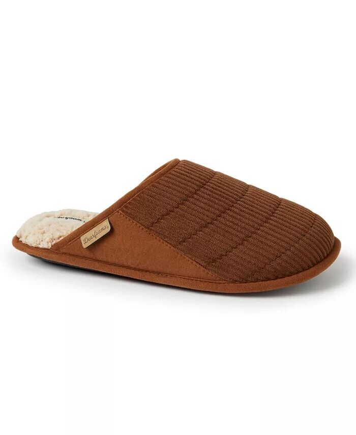 

Мужские домашние тапочки Rocky Knit Scuff Dearfoams, черный
