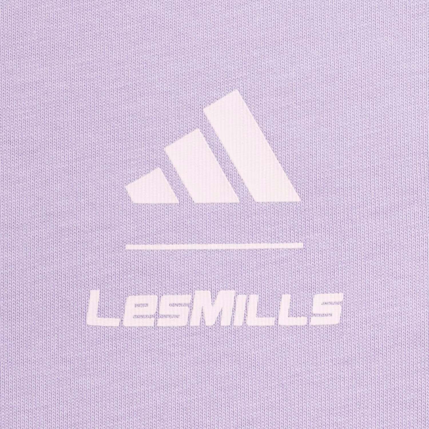 Футболка adidas x Les Mills Mind Body Graphic T-Shirt 'Powder Plum' — фото 3