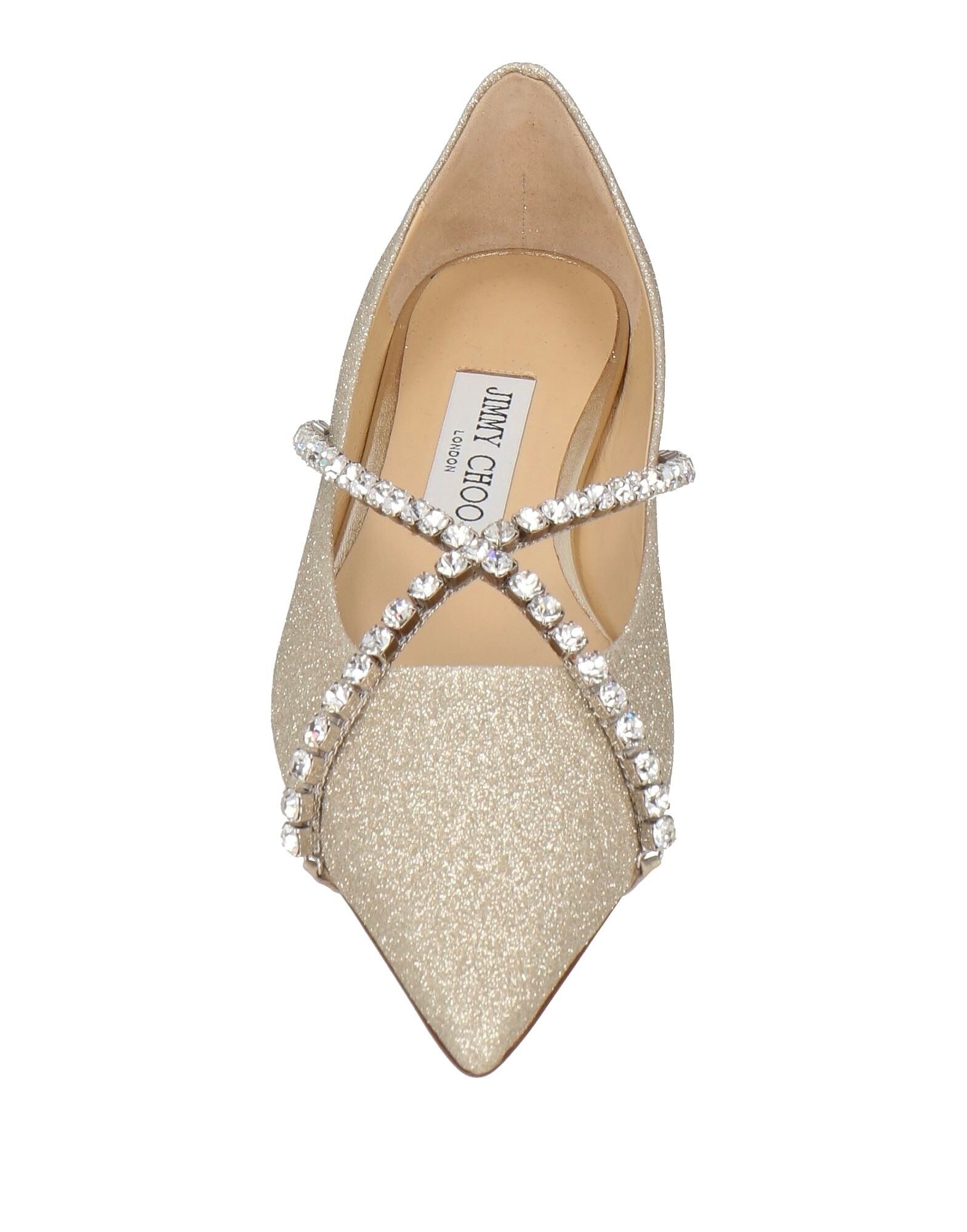 Балетки Jimmy Choo, платиновый — фото 4