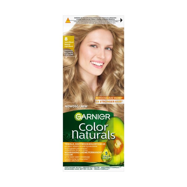 

Краска для волос Color Naturals Garnier, цвет 8 light blond