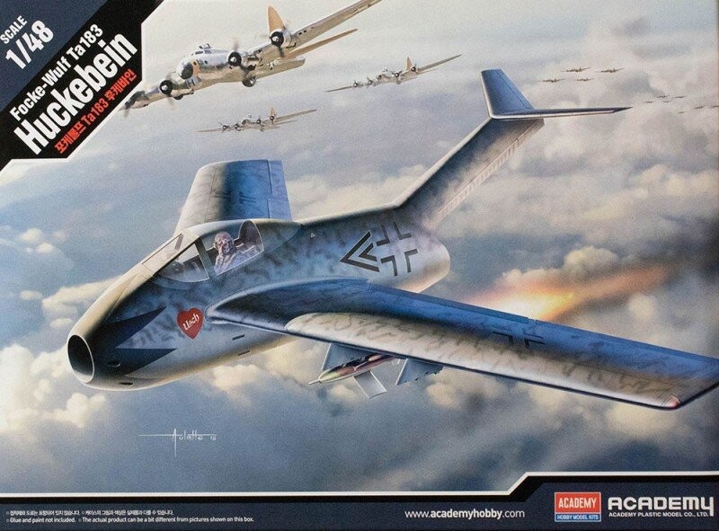 

Пластиковая модель Focke-Wulf TA183 Huckebein Academy