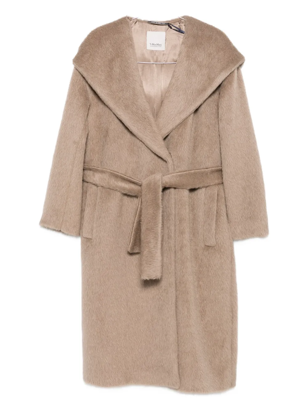 

Пальто с капюшоном и поясом 'S Max Mara, нейтральный
