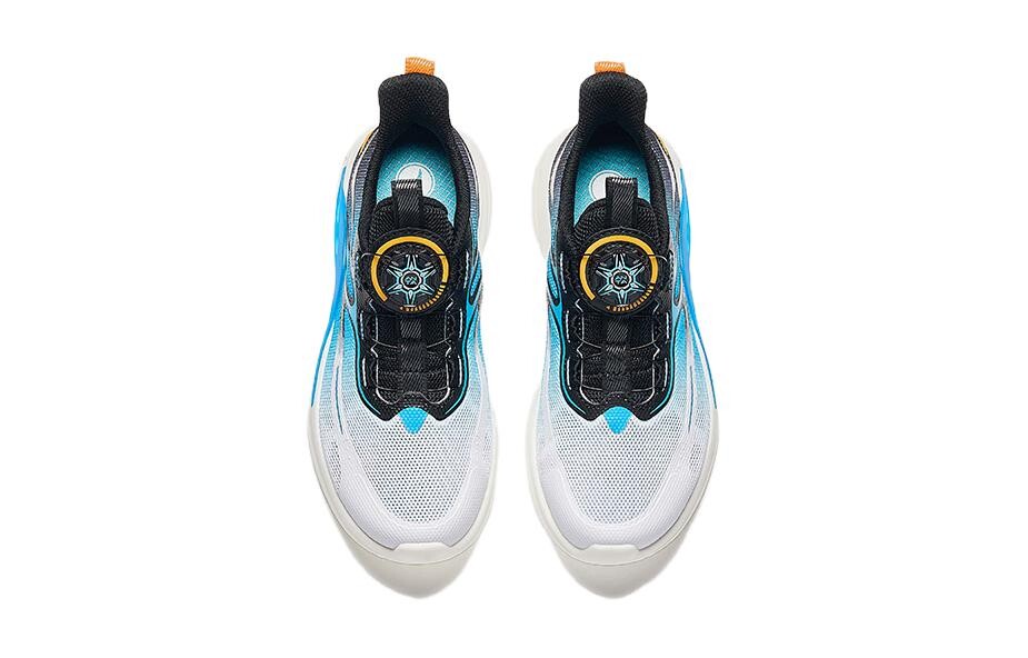 Детские кроссовки GS Low-top Синие/Пепельно-сланцевые/Черные/Бледно-слоновая кость/Кунжут Anta Kids, синий — фото 3
