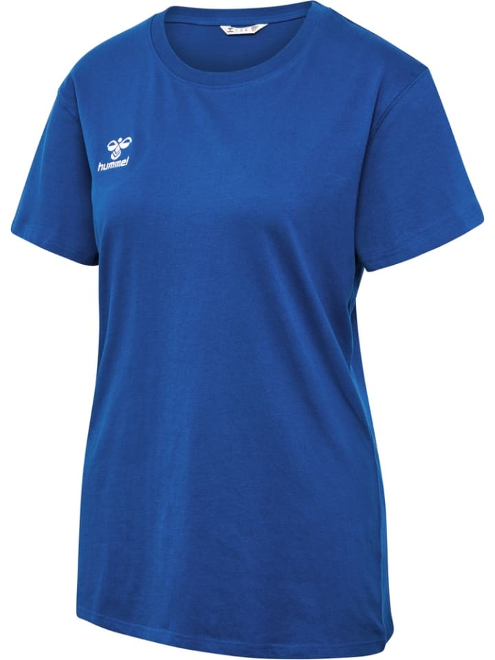 

Футболка Hmlgo 2.0 T-Shirt S/S Woman синего цвета Hummel