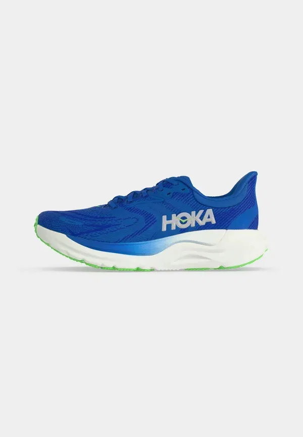 Кроссовки для бега по шоссе Hoka Arahi 8, синий/неоново-зеленый — фото 2